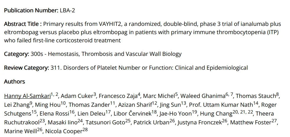 Daniel Auclair: ASH25 Late Breaking Abstracts are Out! 5 Daniel Auclair: ASH25 Late Breaking Abstracts are Out!