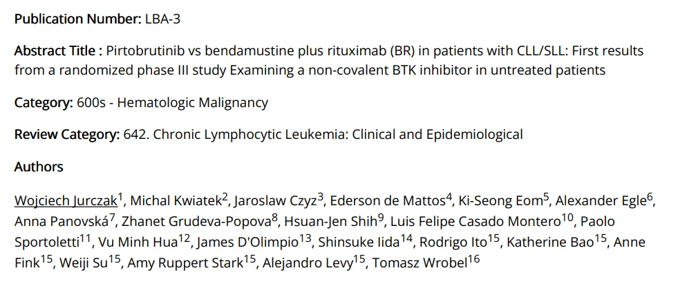 Daniel Auclair: ASH25 Late Breaking Abstracts are Out! 4 Daniel Auclair: ASH25 Late Breaking Abstracts are Out!