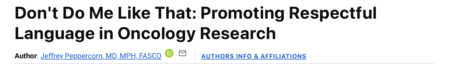 Sakditad Saowapa: Patients are People First - Our Language Should Reflect That
