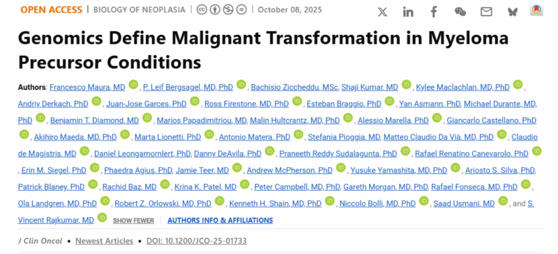 Vincent Rajkumar: Is Smoldering Myeloma a Malignancy or Premalignancy? 3 Vincent Rajkumar