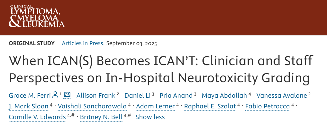 Rahul Banerjee Highlights a Study on Language Barriers in Diagnosing ICANS 3 Rahul Banerjee Highlights a Study on Language Barriers in Diagnosing ICANS