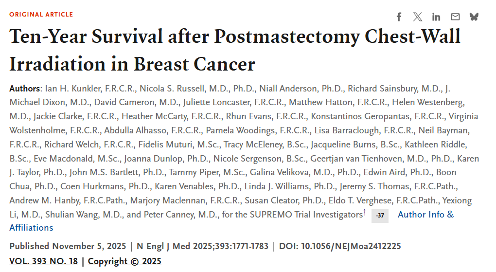 Loay Kassem: SUPREMO Study Insights - PMRT After Mastectomy 2 SUPREMO Study