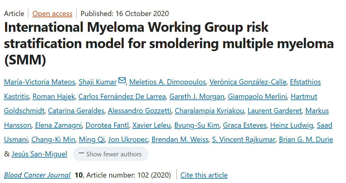 Vincent Rajkumar: Daratumumab is Now FDA and EU Approved for Treatment of High Risk Smoldering Myeloma