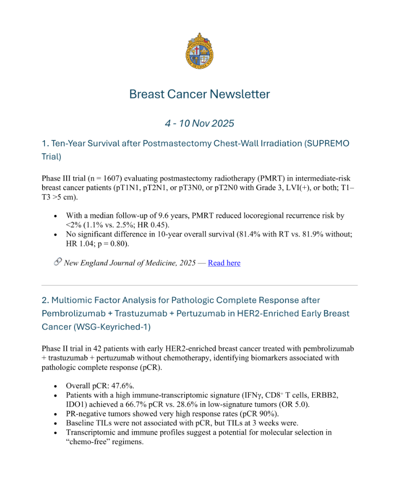 Benjamin Walbaum breast cancer 