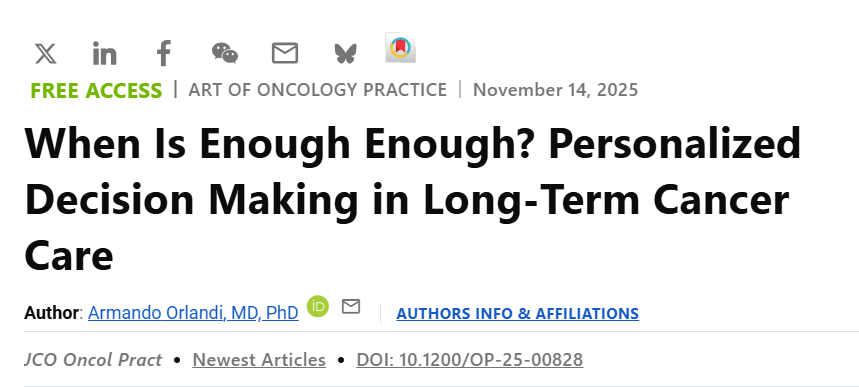 Armando Orlandi: The True Dilemma of Modern Oncology 2 Armando Orlandi