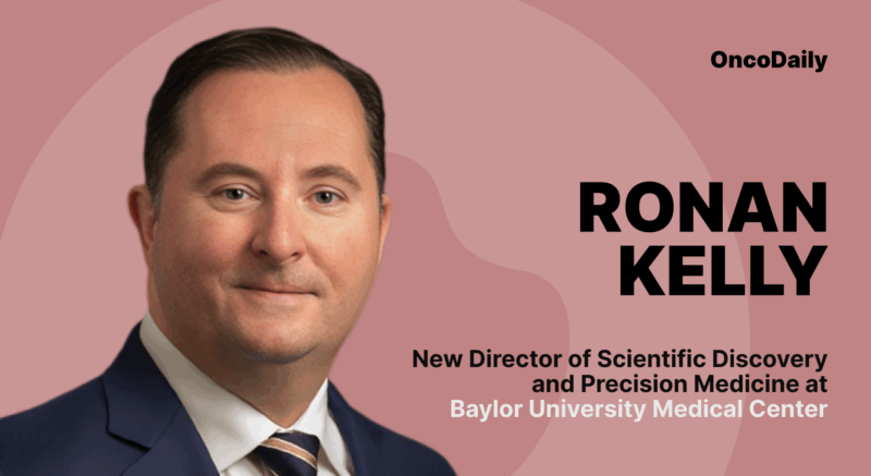 Ronan Kelly Appointed Director of Scientific Discovery and Precision Medicine at Baylor University Medical Center