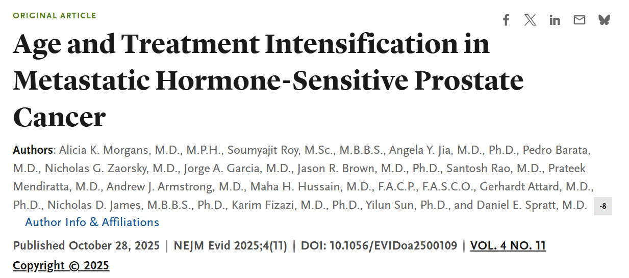 Jordan Ciuro: How Age Impacts Treatment Benefit in Metastatic Hormone-Sensitive Prostate Cancer 2 Jordan Ciuro