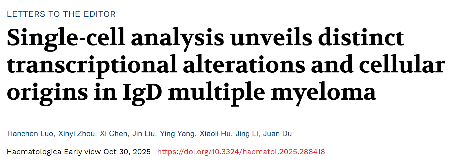 Myeloma Paper of the Day, November 2nd, Suggested by Robert Orlowski