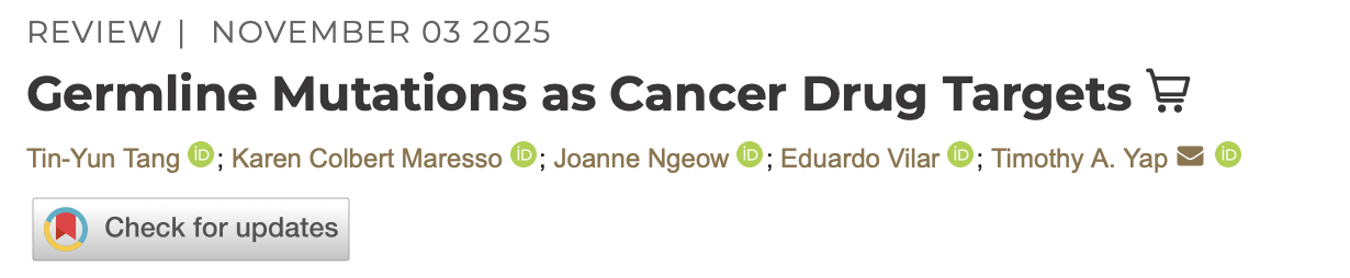 Ed Esplin: Maximizing Cancer Therapy Through Universal Germline Testing 2 Ed Esplin: Maximizing Cancer Therapy Through Universal Germline Testing