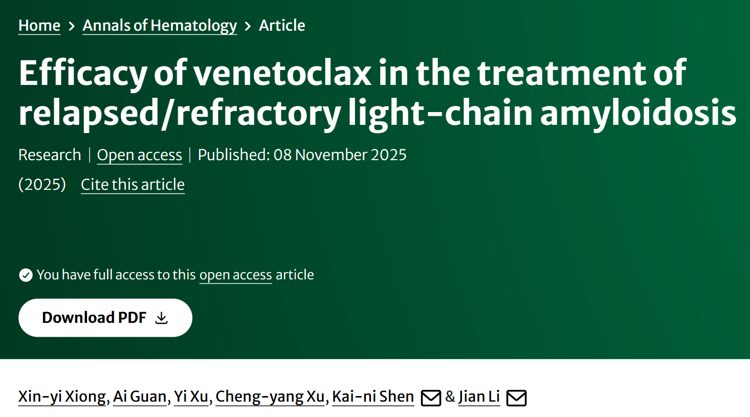 Myeloma Paper of the Day, November 9th, Suggested by Robert Orlowski