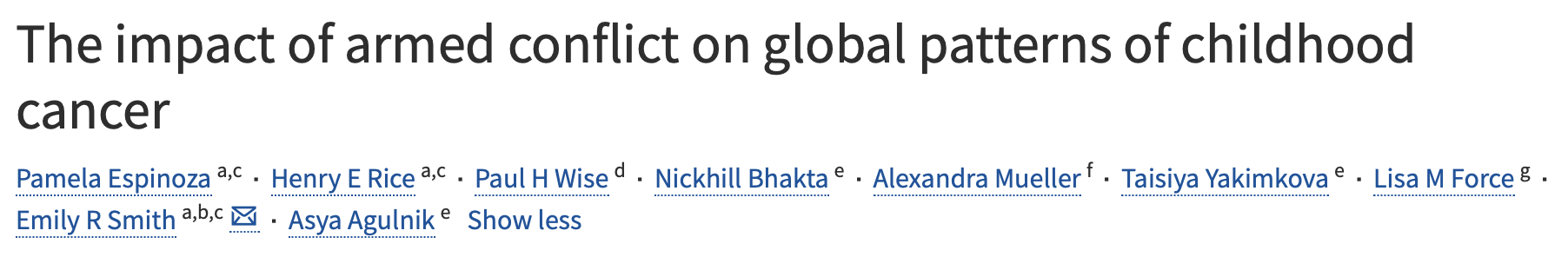 How War Silently Worsens Childhood Cancer Outcomes - ICC
