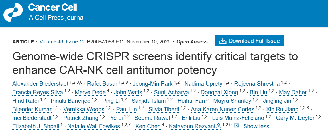 Yan Leyfman: Genome-Wide CRISPR Screens Unlock Next-Gen NK Cell Therapy Potential 2 Yan Leyfman: Genome-Wide CRISPR Screens Unlock Next-Gen NK Cell Therapy Potential