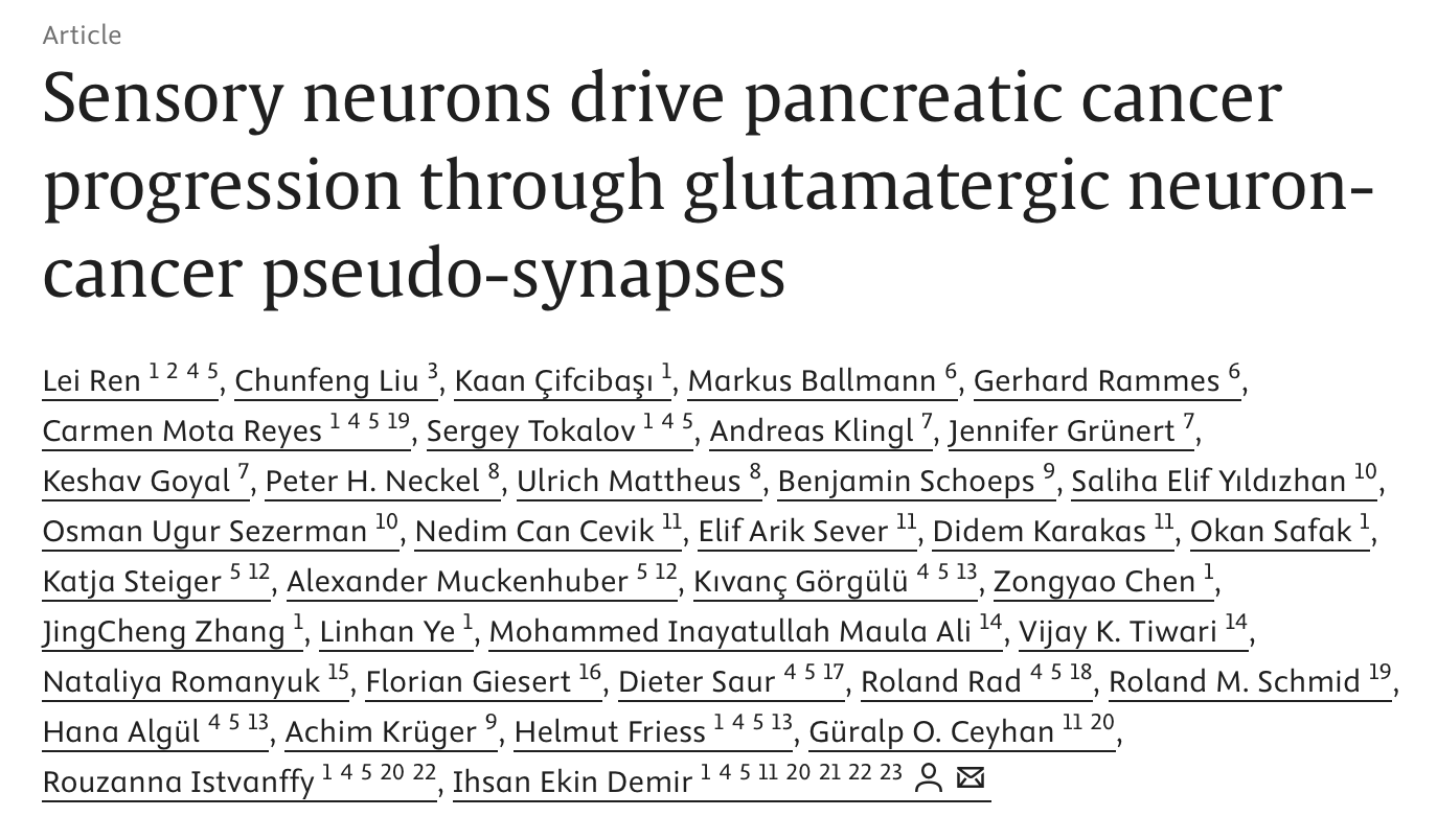 George Kumar: How Sensory Neurons Directly Fuel Pancreatic Cancer Growth