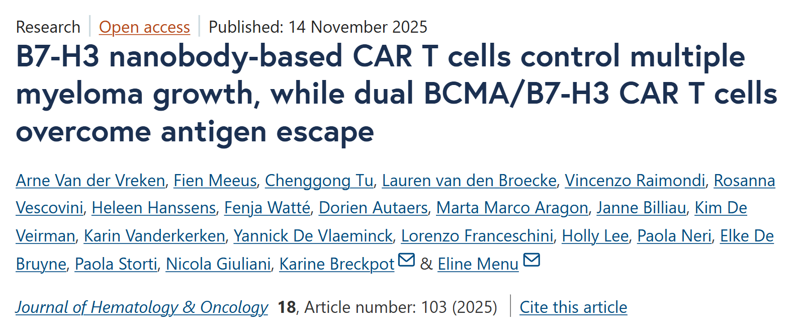 Myeloma Paper of the Day, November 16th, Suggested by Robert Orlowski 2 Myeloma Paper of the Day, November 16th, Suggested by Robert Orlowski