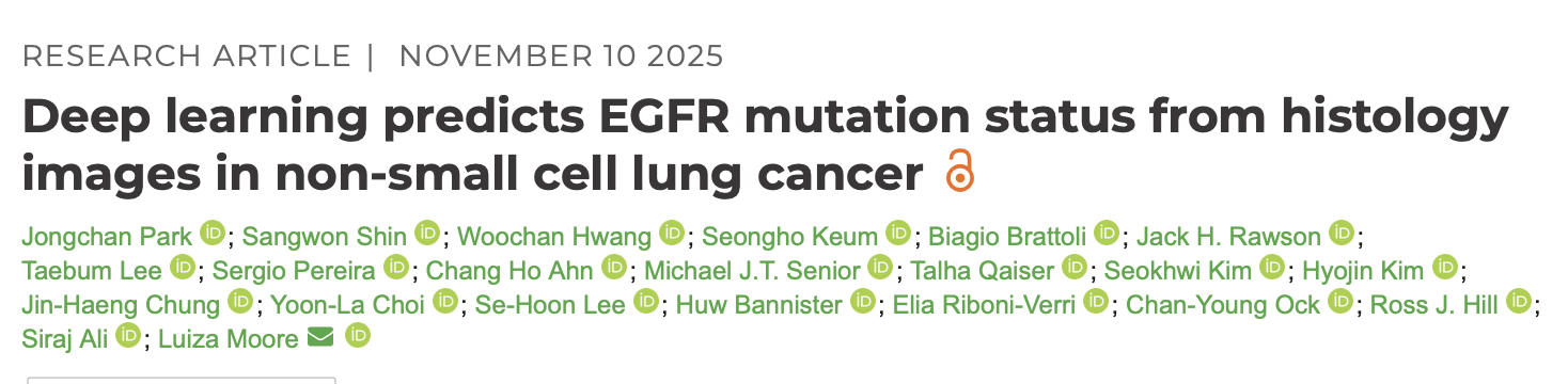 Luiza Moore: AI-Enabled Precision Oncology with a High‑Accuracy EGFR Mutation Predictor 2 Luiza Moore: AI-Enabled Precision Oncology with a High‑Accuracy EGFR Mutation Predictor