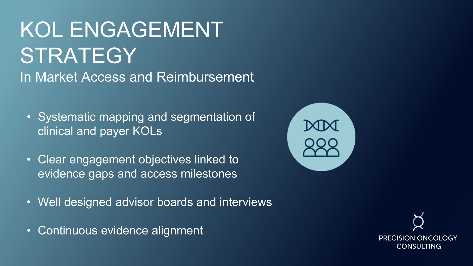 Svetlana Nikic: KOL Engagement is Key to Market Access in Precision Oncology