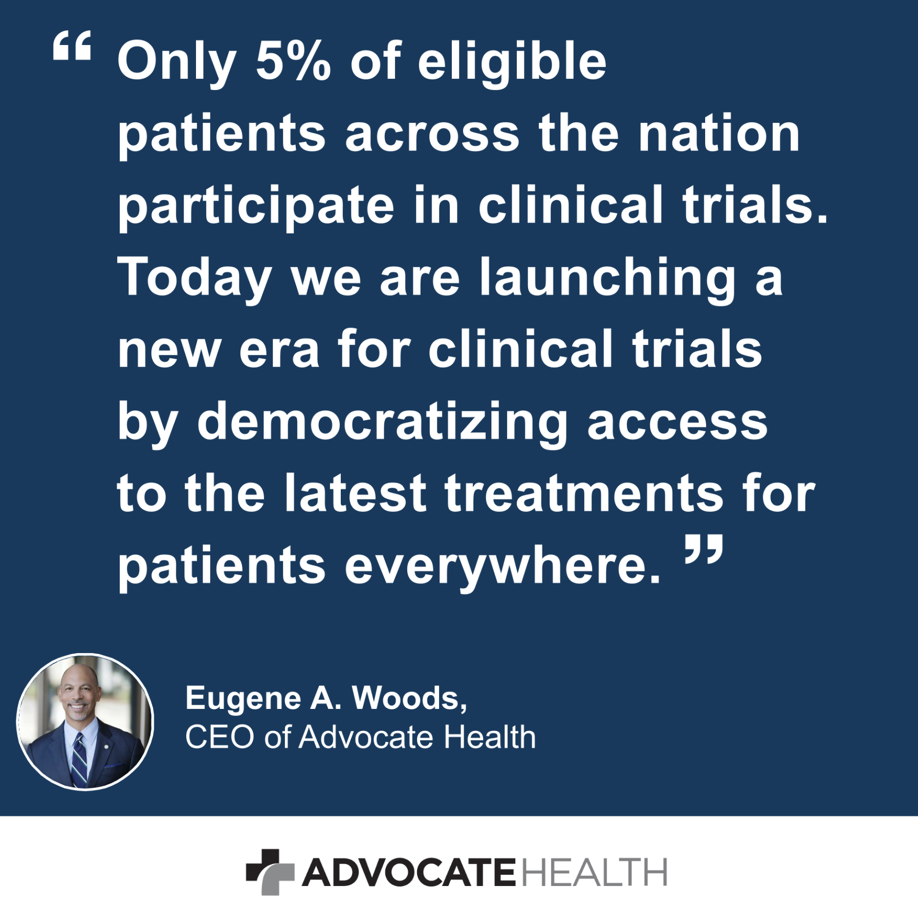 Breaking Down Barriers to Clinical Trials - Advocate Health