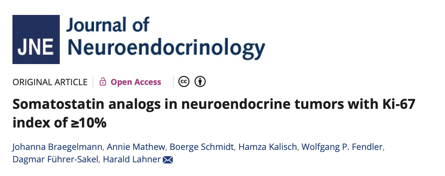Thor Halfdanarson: Are Somatostatin Analogs Worth Trying for High G2 and G3 NETs? 2 Thor Halfdanarson: Are Somatostatin Analogs Worth Trying for High G2 and G3 NETs?