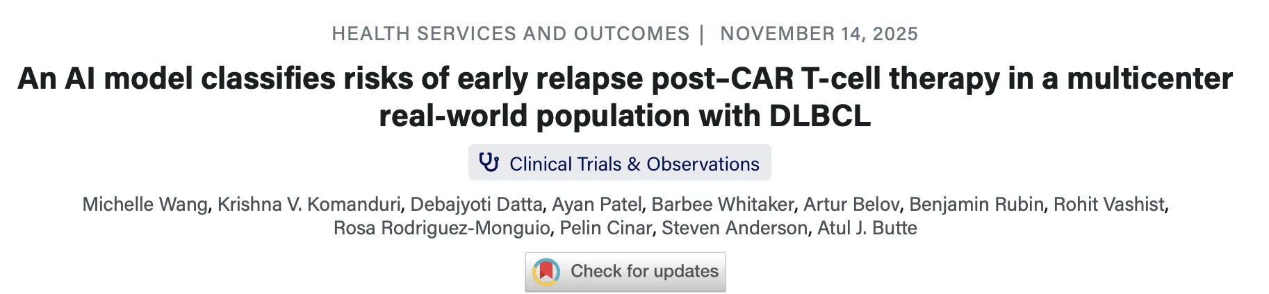 Yan Leyfman: New Development in DLBCL Care 2 Yan Leyfman: New Development in DLBCL Care