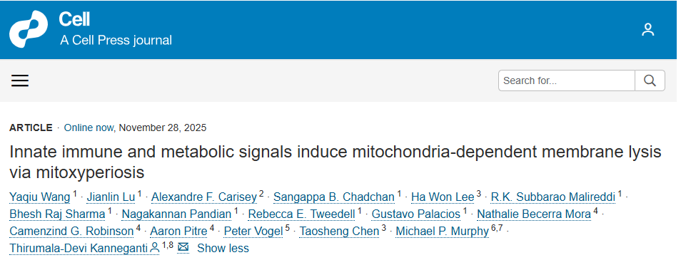 Anirban Maitra: New Cell Death Mechanism - “Mitoxyperilysis”