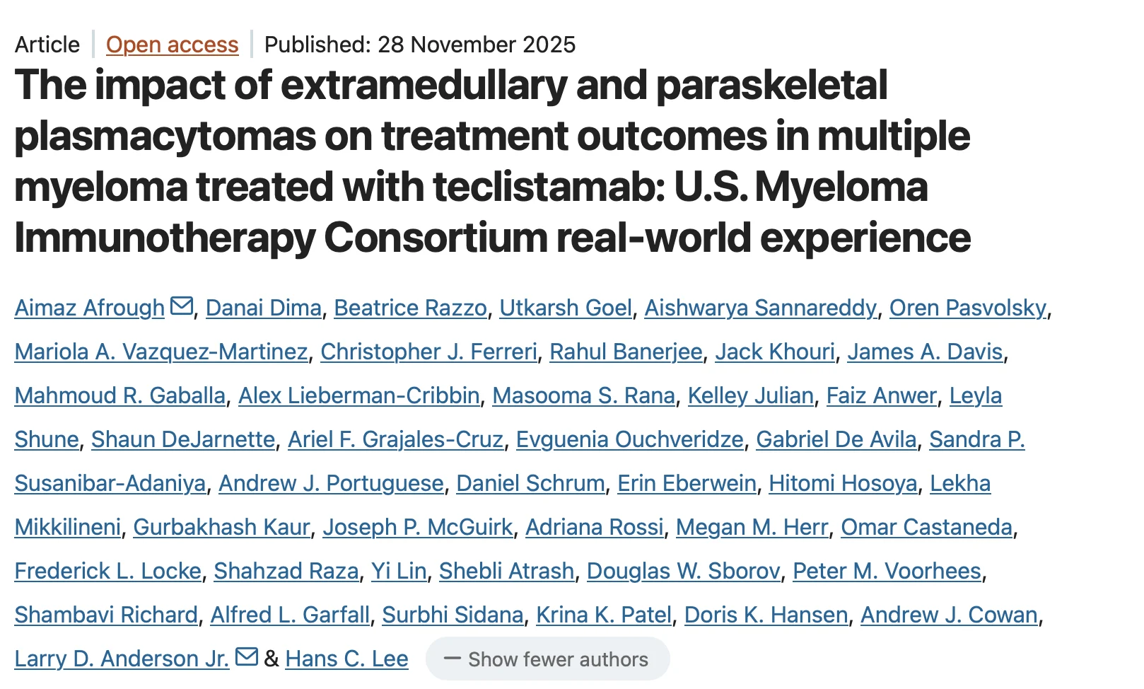 Andrew Portuguese: The Achilles’ Heel of IMTX in Multiple Myeloma 2 Andrew Portuguese: The Achilles’ Heel of IMTX in Multiple Myeloma