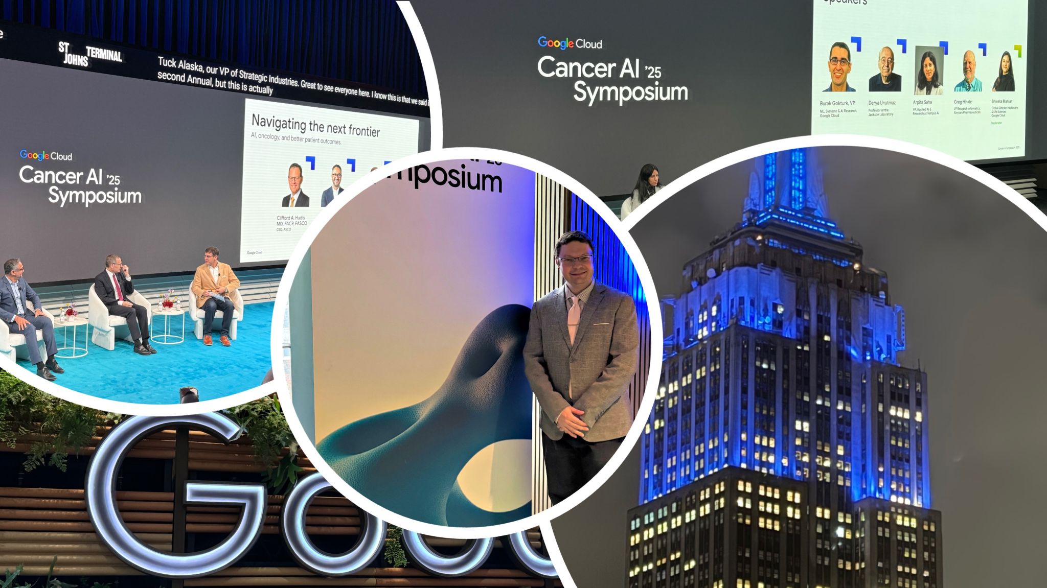 Yan Leyfman: Grateful to be Invited to the 2025 Google Cancer AI Conference 2 Yan Leyfman