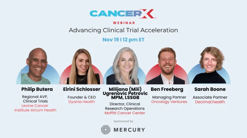 CancerX Webinar: Advancing Clinical Trial Acceleration