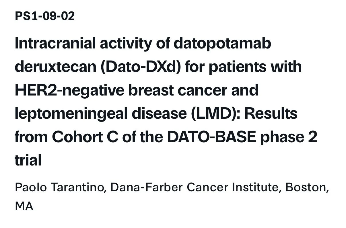SABCS 2025 Abstracts Are Out - LARVOL