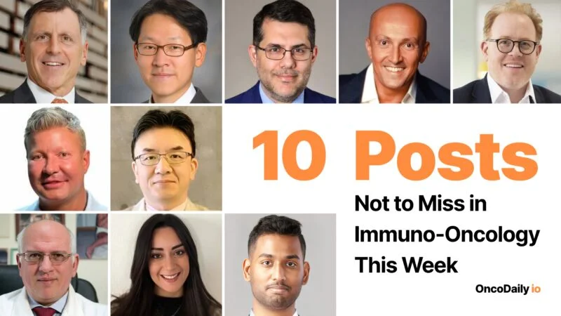 10 Must-Read Posts in Immuno-Oncology This Week