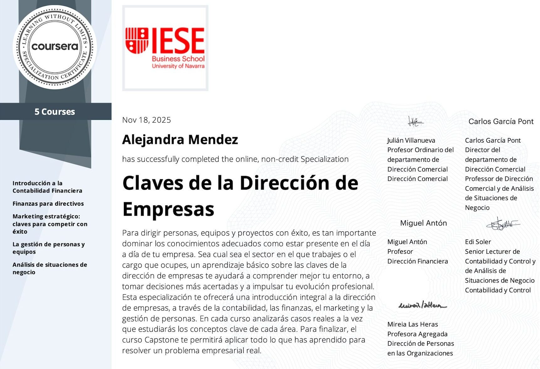 Alejandra Mendez: A New Professional Achievement that Fills Me with Pride 2 Alejandra Mendez: A New Professional Achievement that Fills Me with Pride