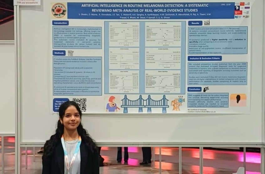 Medical Student from King's College London Presents Two Posters at ESMO AI 2025