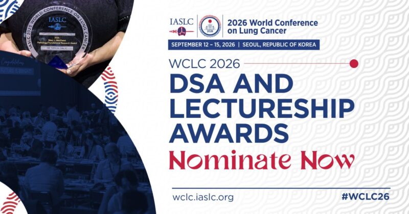 IASLC is Calling for Nominations for 2026 IASLC Distinguished Service and Lectureship Awards