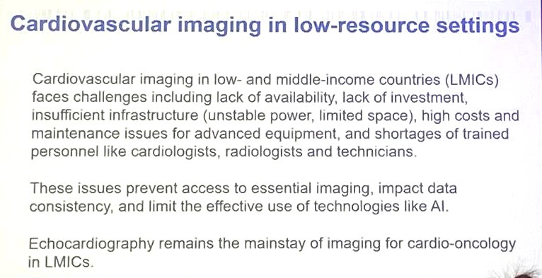 GCOS 2025: Cardiac Imaging - What and When in Low Resource Environment?