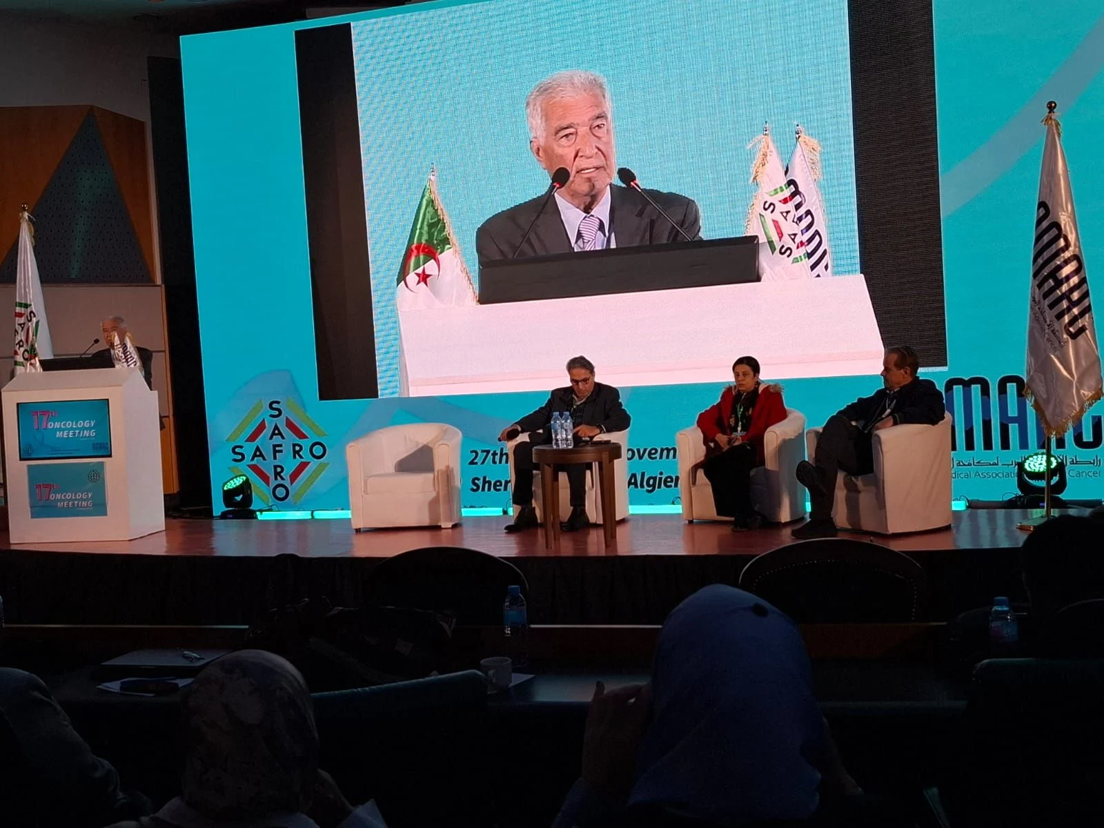 Sami Khatib talks on Supportive Care and Geriatric Oncology at the 17th Algerian Oncology Conference 2 Sami Khatib