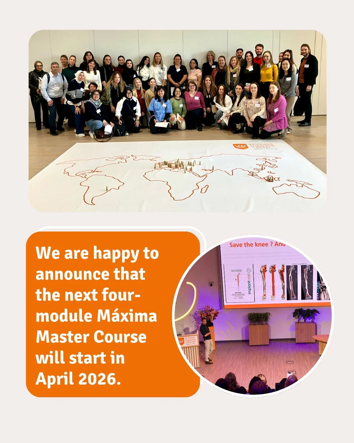 Princess Máxima Center Wraps Up Fourth Máxima Master Course in Pediatric Oncology