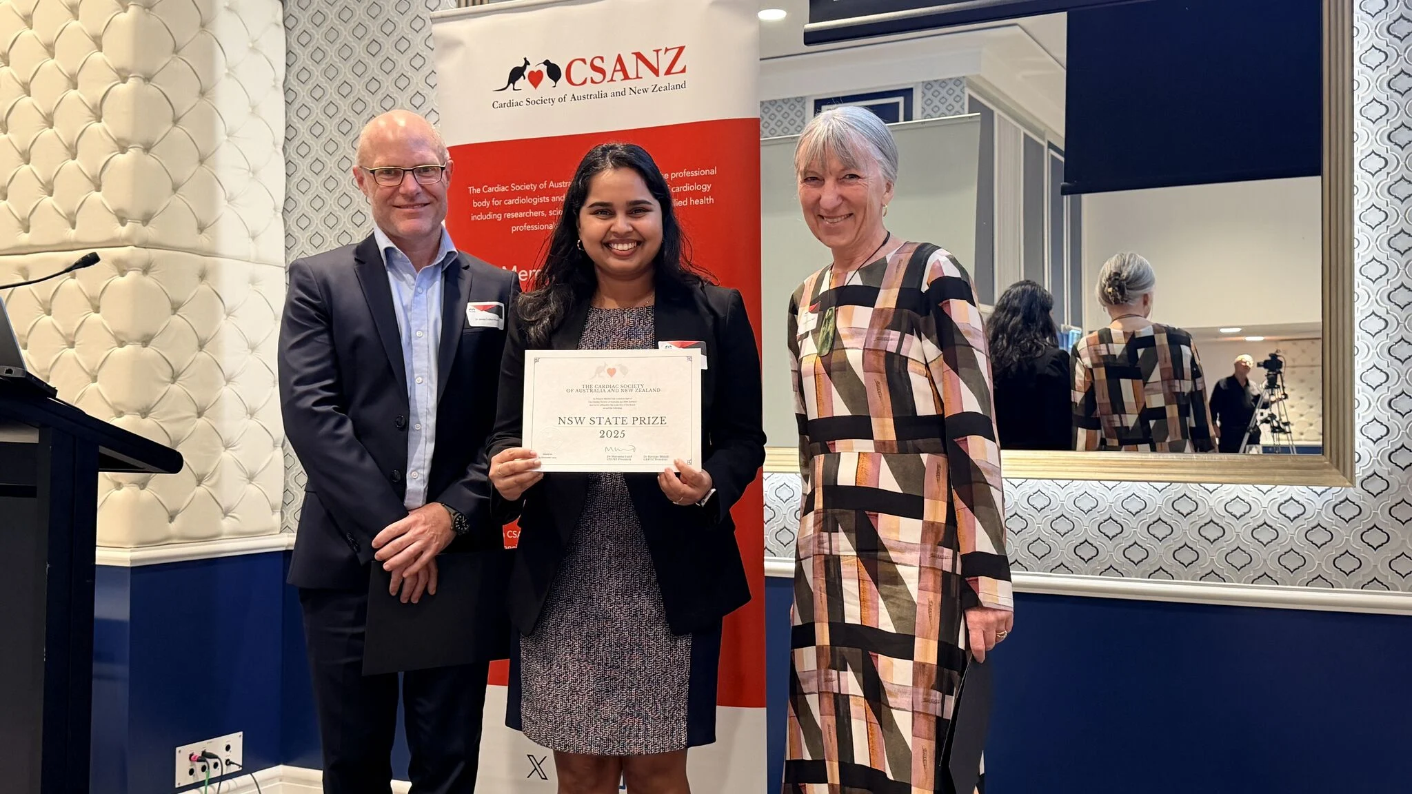 Aaron Sverdlov Congratulated Dr Alpa Gupta on Winning the NSW State Prize 2 Aaron Sverdlov Congratulated Dr Alpa Gupta on Winning the NSW State Prize