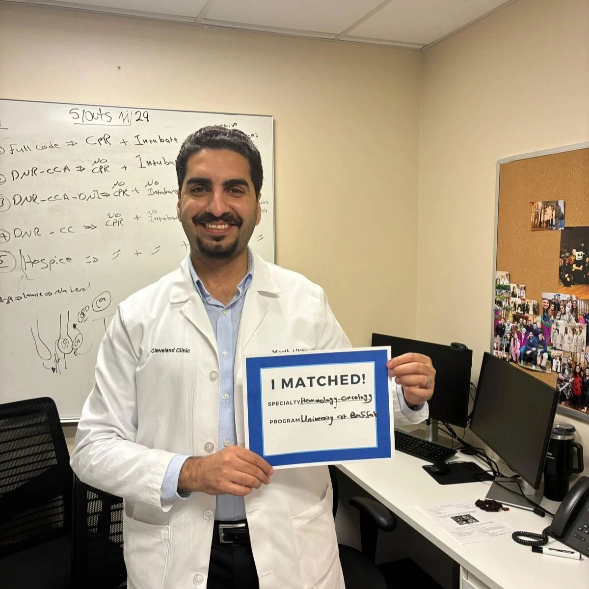 Moath Ahmad Albliwi Matched into the Hematology and Oncology Fellowship at the University at Buffalo