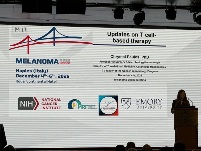 Bernard A. Fox: Honored to Share Dr. Chrystal Paulos’ Major Lecture on PolarTILs