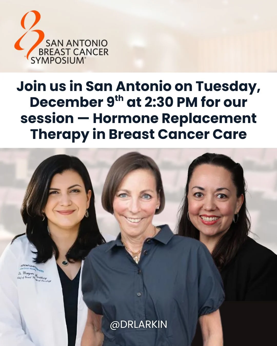 Maryam Lustberg: SABCS 2025 Session on Optimal Menopause Management After a Breast Cancer Diagnosis 2 SABCS 2025