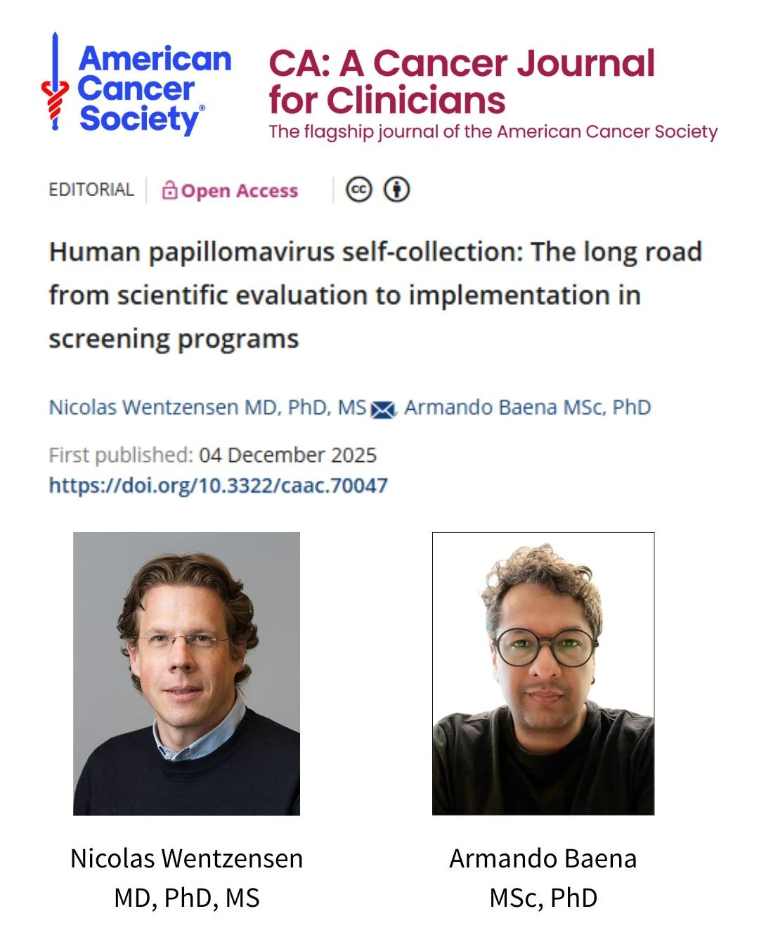 The Growing Role of HPV Testing - American Cancer Society Journals