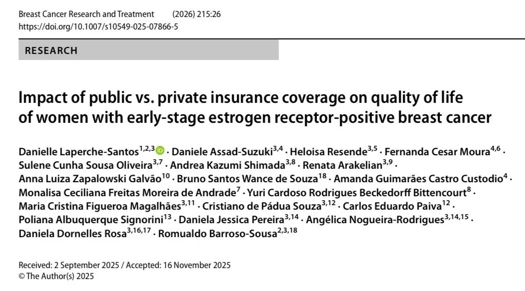 Danielle Laperche: Quality of Life of Brazilian Women with HR+ Early Breast Cancer 2 Danielle Laperche: Quality of Life of Brazilian Women with HR+ Early Breast Cancer