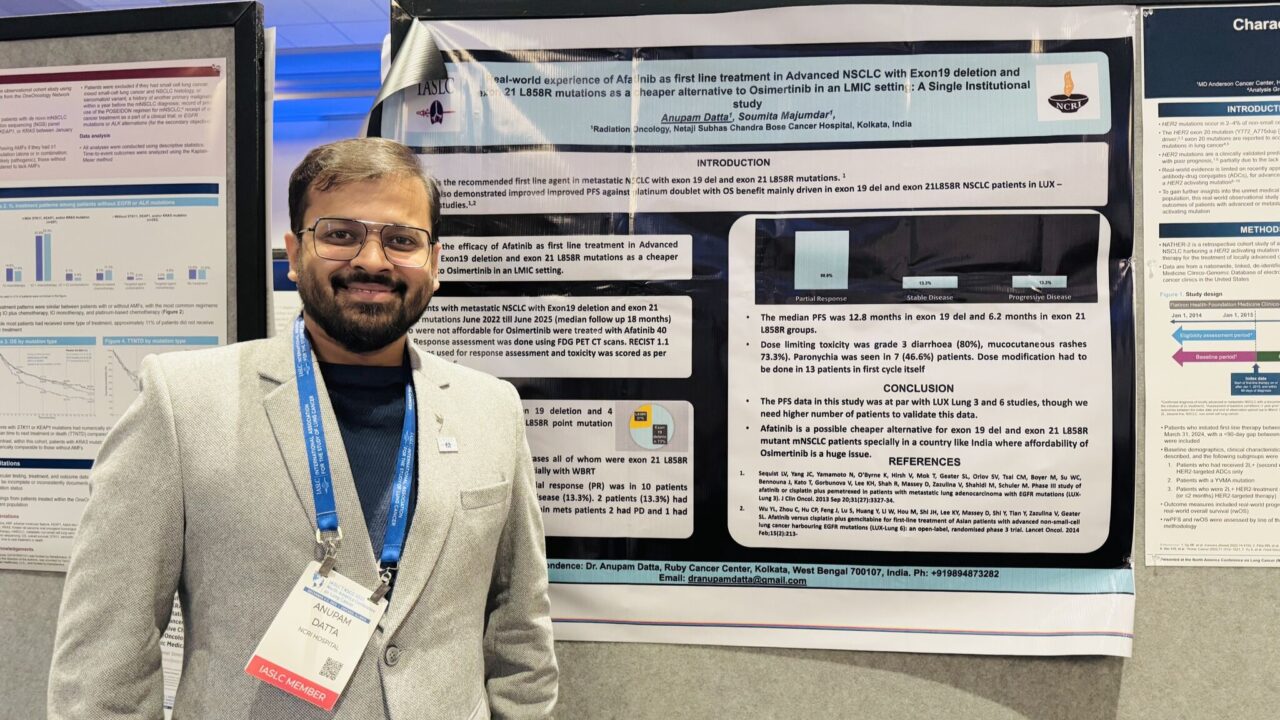 Anupam Datta Honored to Present Real-World Evidence on Cost-Effective EGFR Therapy at NACLC 2025