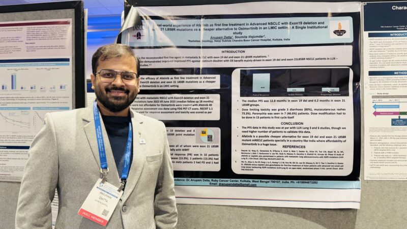 Anupam Datta Honored to Present Real-World Evidence on Cost-Effective EGFR Therapy at NACLC 2025