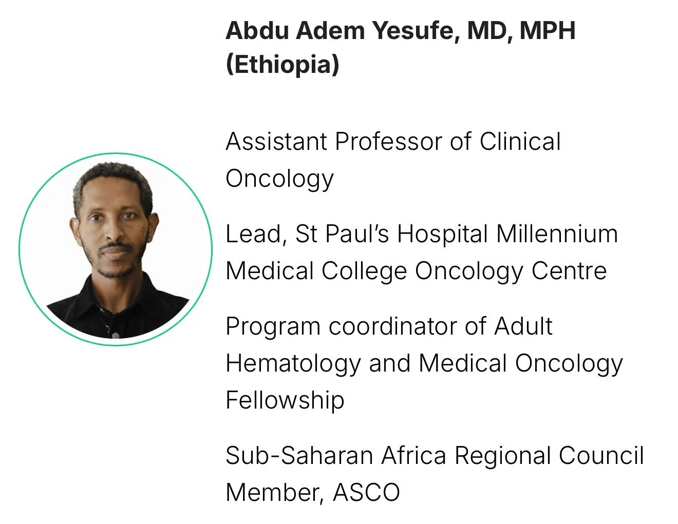 Abdu Adem Yesufe: Honoured to Be Appointed to Associate Editorial Team at OncoDaily Medical Journal 2 Abdu Adem Yesufe: Honoured to Be Appointed to Associate Editorial Team at OncoDaily Medical Journal