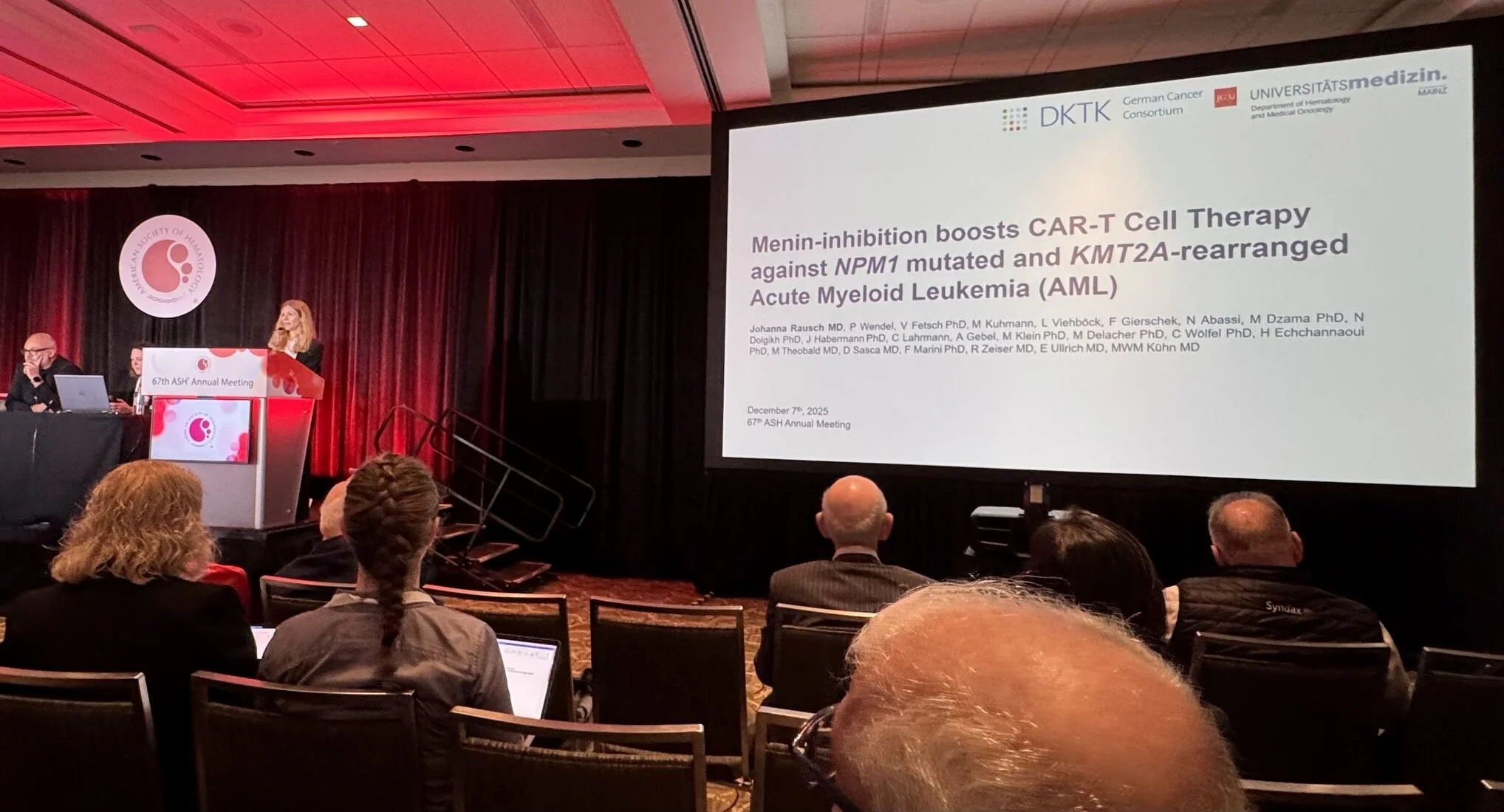 Michael Kühn: Johanna Rausch Highlights Menin Inhibitors Sensitizing AML to CAR-T at ASH25 2 Michael Kühn: Johanna Rausch Highlights Menin Inhibitors Sensitizing AML to CAR-T at ASH25