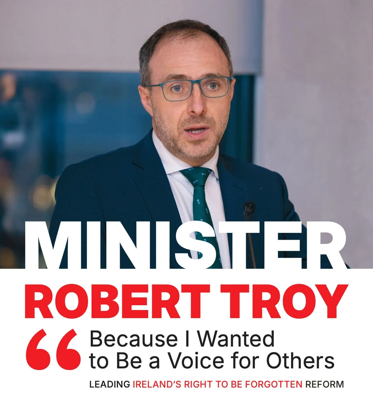 Robert Troy on Ireland’s Right To Be Forgotten Legislation Empowering Cancer Survivors - CancerWorld 2 Robert Troy on Ireland’s Right To Be Forgotten Legislation Empowering Cancer Survivors - CancerWorld