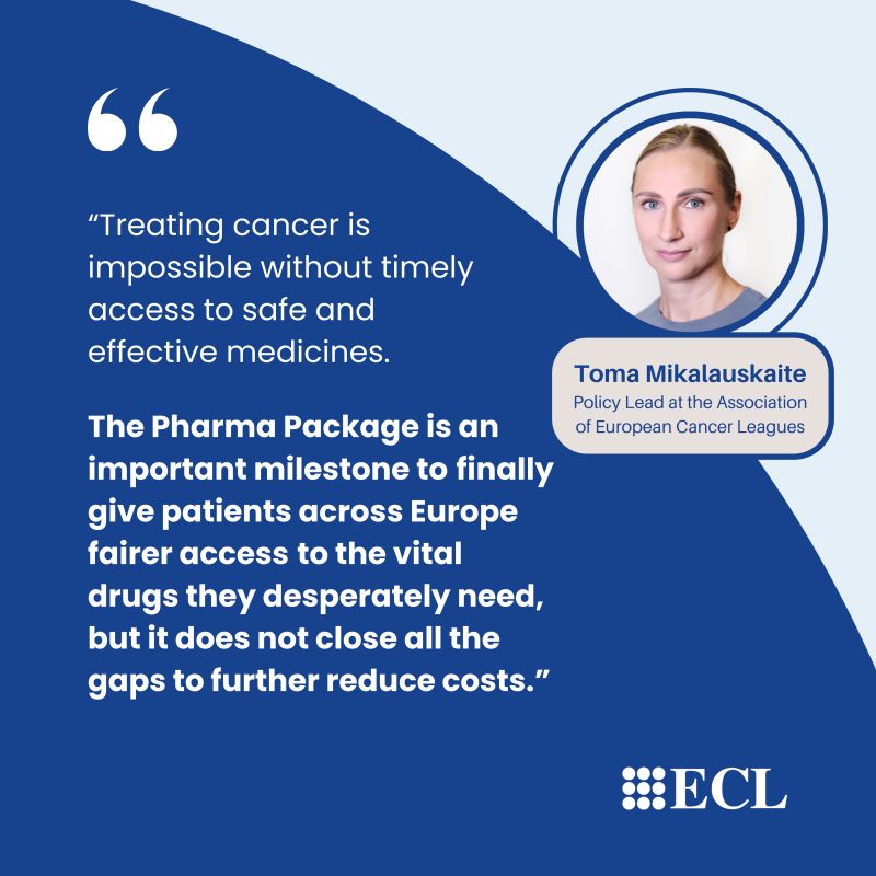 EU Legislators Have Finally Struck a Deal on the New EU Pharma Package - Association of European Cancer Leagues 2 EU Legislators Have Finally Struck a Deal on the New EU Pharma Package - Association of European Cancer Leagues
