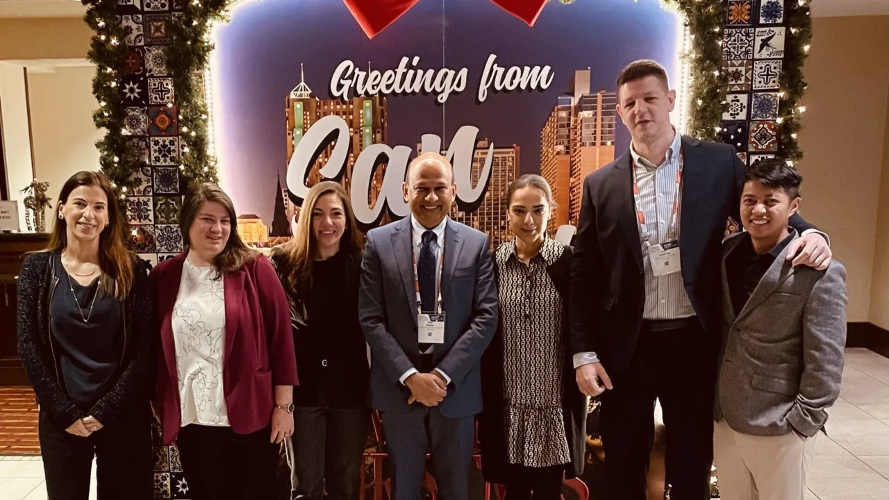 Jame Abraham Reconnects with Former Fellows from Cleveland Clinic at SABCS 2025