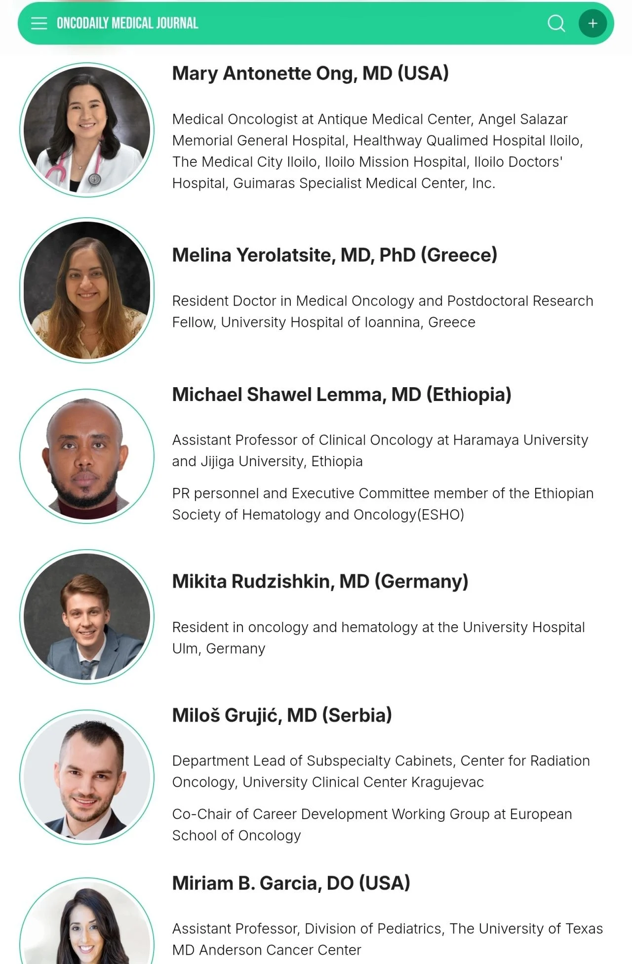 Michael Lemma Joins the OncoDaily Editorial Board