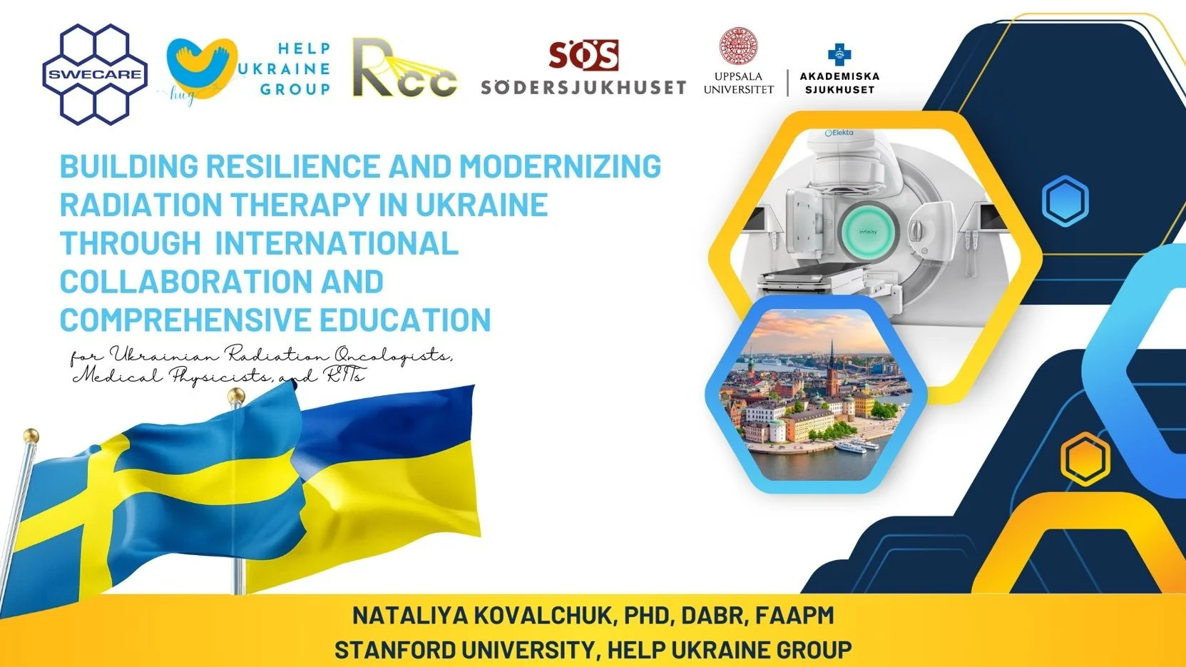 Nataliya Kovalchuk: Sweden-Backed Initiative Strengthens Radiotherapy Training in Ukraine